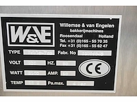 Willemse & van engelen table top geleispuitmachine - afbeelding 5 van  5