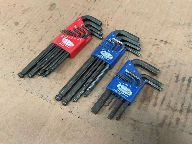Williams verschillende inbussleutel sets (3x) - afbeelding 2 van  2
