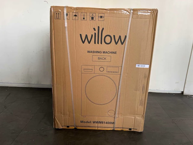 Willow w181400wmw wasmachine 8 kg 1400 rpm wit - afbeelding 1 van  3