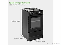 Willow we50ssb 62l elektrische fornuizen - afbeelding 4 van  4