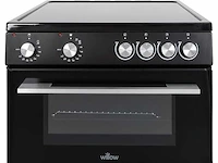 Willow wt60ccb vrijstaande kookplaat 68 l zwart - afbeelding 4 van  5