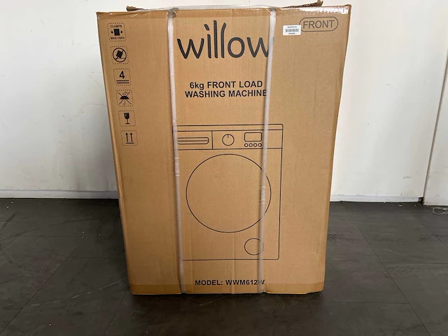 Willow wwm612w wasmachine 6 kg 1200 rpm wit - afbeelding 1 van  2