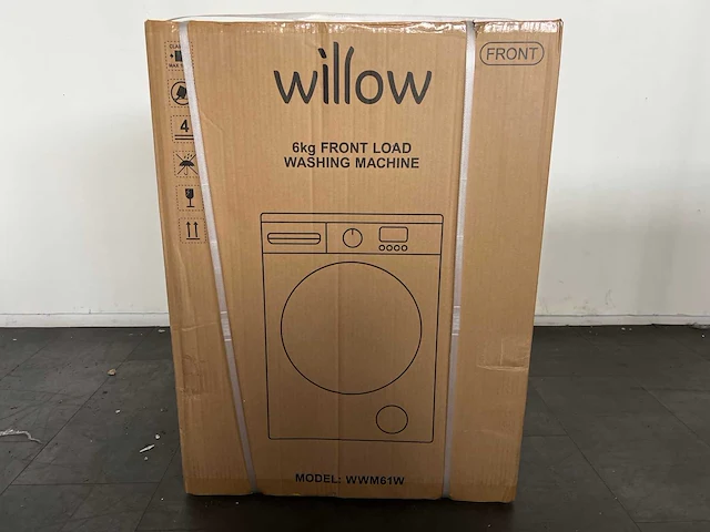 Willow wwm61w wasmachine 6 kg 1000 rpm wit - afbeelding 2 van  2