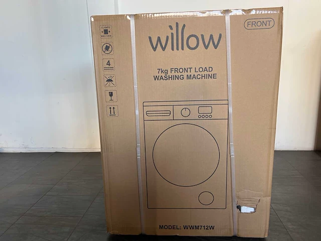 Willow wwm712w wasmachine 7 kg 1200 rpm wit - afbeelding 2 van  2