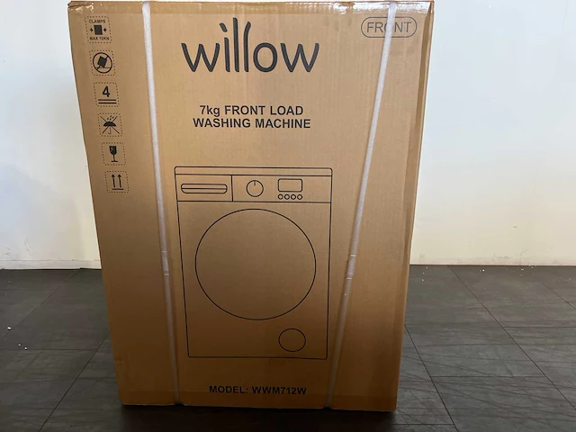 Willow wwm712w wasmachine 7 kg 1200 rpm wit - afbeelding 2 van  2