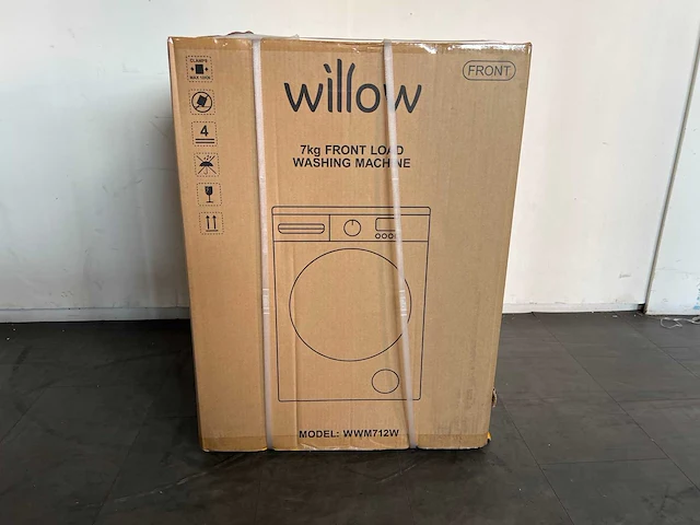 Willow wwm712w wasmachine 7 kg 1200 rpm wit - afbeelding 1 van  3