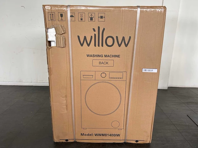 Willow wwm81400iw wasmachine 8 kg 1400 rpm wit - afbeelding 1 van  1