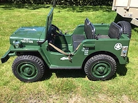 Willys mb jeep elektrische speelgoed auto - afbeelding 2 van  9