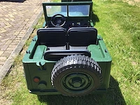 Willys mb jeep elektrische speelgoed auto - afbeelding 4 van  9