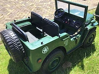 Willys mb jeep elektrische speelgoed auto - afbeelding 5 van  9