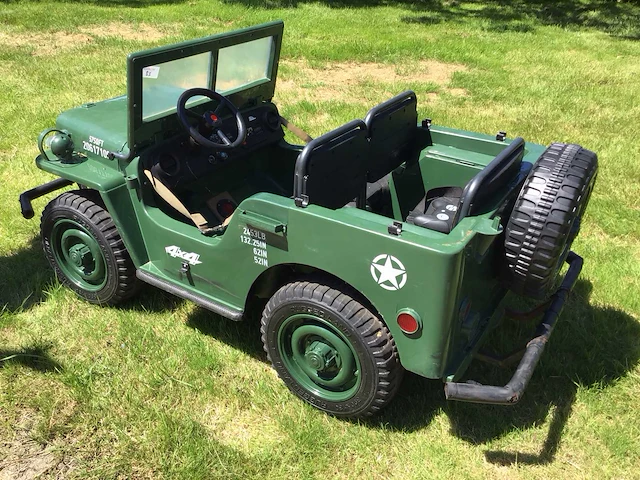 Willys mb jeep elektrische speelgoed auto - afbeelding 5 van  11