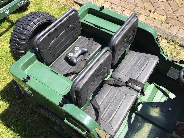 Willys mb jeep elektrische speelgoed auto - afbeelding 10 van  11