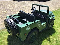 Willys mb jeep elektrische speelgoed auto - afbeelding 4 van  9