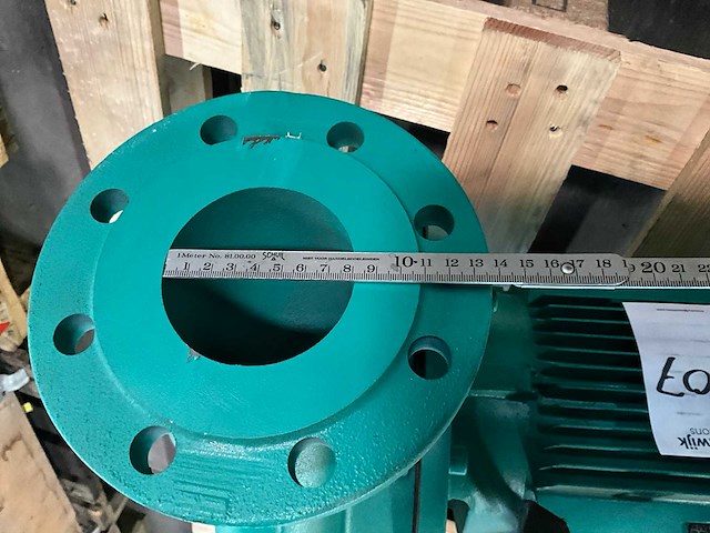 Wilo ipn80/224-4/4 inline centrifugaalpomp - afbeelding 4 van  6