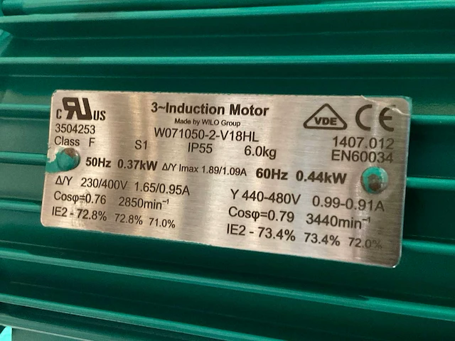 Wilo mvi102-1/16/e/3-400-50-2 inline pompunit - afbeelding 3 van  4