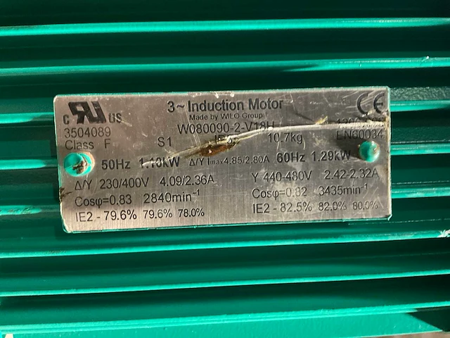 Wilo mvi110-1/16/e/3-400-50-2 centrifugaalpomp - afbeelding 2 van  3