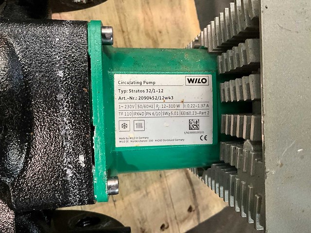 Wilo stratos 25/1-10 circulatiepomp (2x) - afbeelding 5 van  5