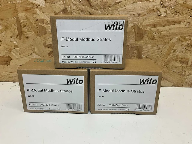 Wilo stratos modbus pompregeling if module (3x) - afbeelding 2 van  3