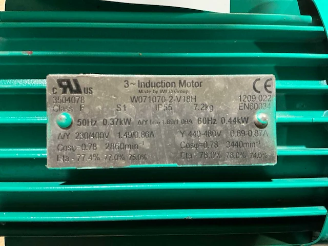Wilo w071070-2-v18h elektromotor - afbeelding 6 van  6