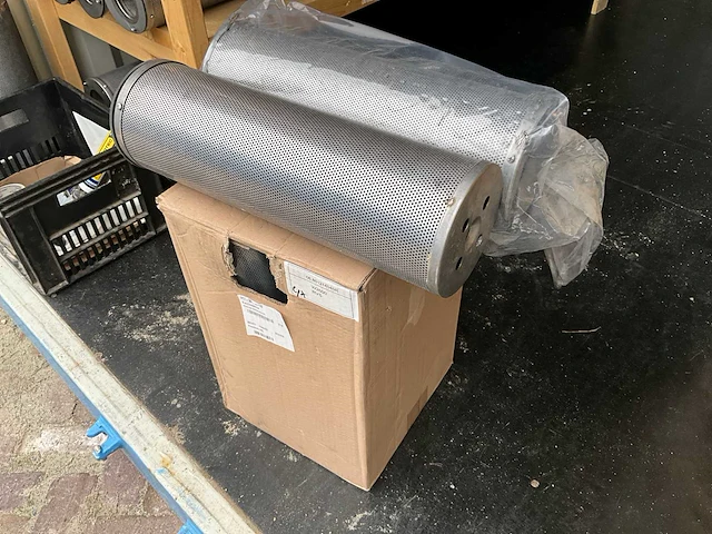 Wiltec - w2600 rvs - luchtfilter aktieve kool patroon (4x) - afbeelding 1 van  8