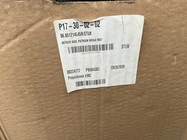 Wiltec - w2600 rvs - luchtfilter aktieve kool patroon (4x) - afbeelding 3 van  8