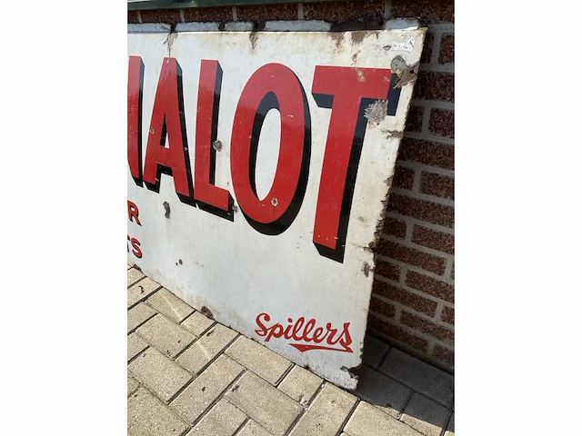 Winalot emaille wandbord | 152x90 cm - afbeelding 4 van  8