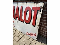 Winalot emaille wandbord | 152x90 cm - afbeelding 4 van  8