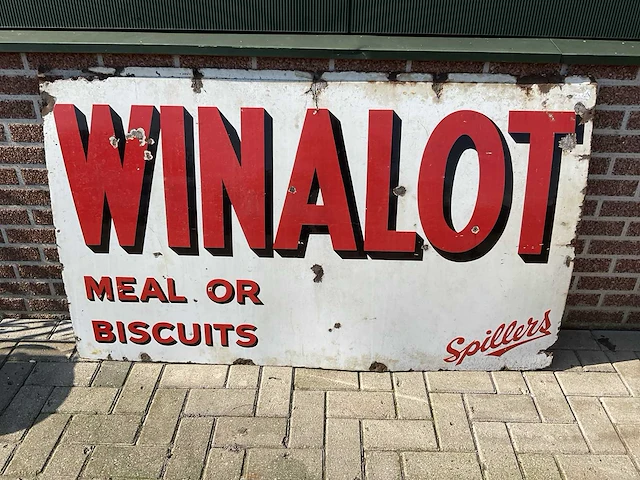Winalot emaille wandbord | 152x90 cm - afbeelding 5 van  8