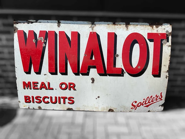 Winalot emaille wandbord | 152x90 cm - afbeelding 6 van  8