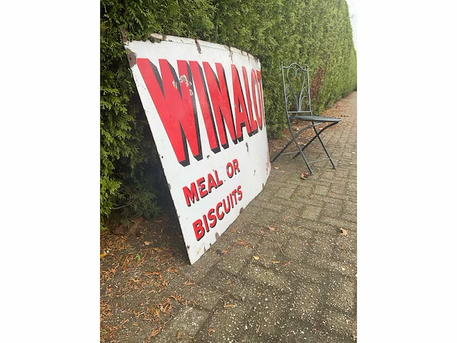 Winalot emaille wandbord | 152x90 cm - afbeelding 8 van  8