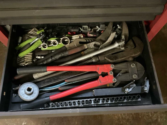 Windgassen hindrichs gevulde gereedschapswagen - afbeelding 7 van  9