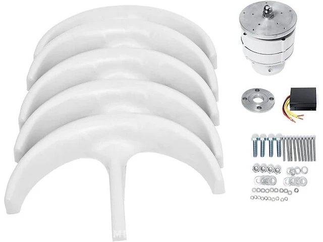 Windgenerator turbine set voor mastbevestiging gear - afbeelding 8 van  9