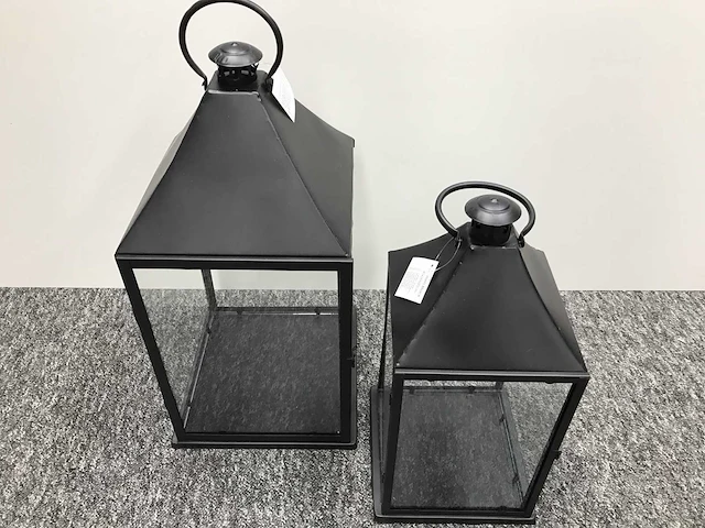 Windlicht set van 2 stuks (40x) - afbeelding 2 van  5