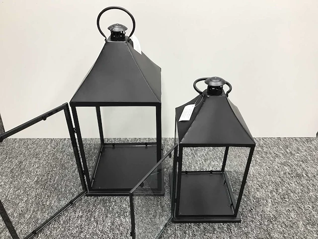 Windlicht set van 2 stuks (40x) - afbeelding 3 van  5