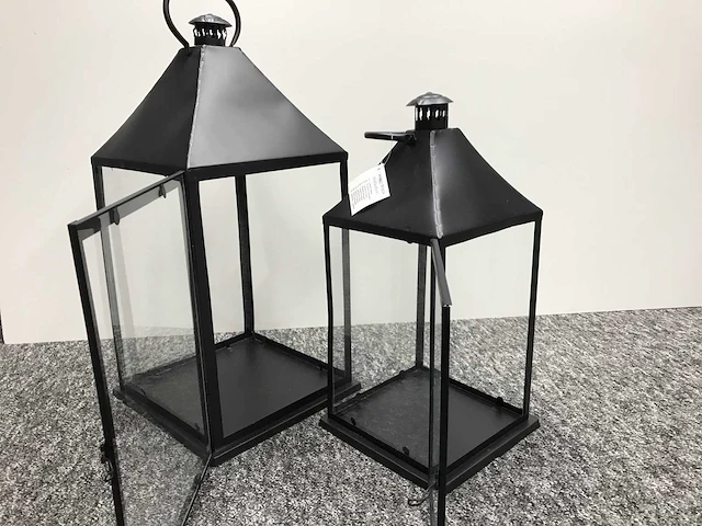 Windlicht set van 2 stuks (40x) - afbeelding 5 van  5