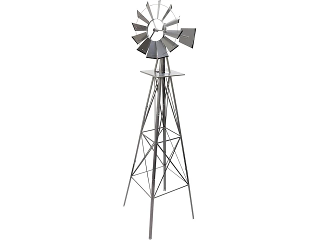 Windmolen hoogte 245 cm, rotor 55 cm stilista - afbeelding 1 van  5
