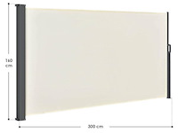 Windscherm dubai 300x160cm - afbeelding 5 van  11