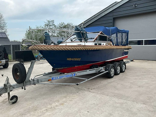 Windy dc28 sloep met 3-assig boottrailer - afbeelding 1 van  51