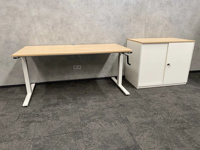 Wini - slingerbureau 160x80 met kast - afbeelding 1 van  14