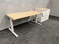 Wini - slingerbureau 160x80 met kast - afbeelding 7 van  14