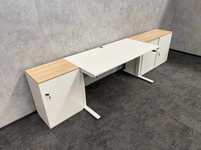 Wini - slingerbureau 160x80 met kasten - afbeelding 1 van  14