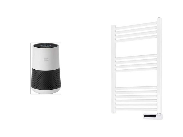 Winix luchtreiniger zero compact | luchtreiniger air purifier+ eurom sani-towel 500 elektrische handdoekradiator 85x50cm - afbeelding 1 van  2
