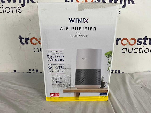 Winix luchtreiniger zero compact | luchtreiniger air purifier+ eurom sani-towel 500 elektrische handdoekradiator 85x50cm - afbeelding 2 van  2