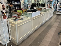 Winkel toonbank met glasopbouw - afbeelding 4 van  11