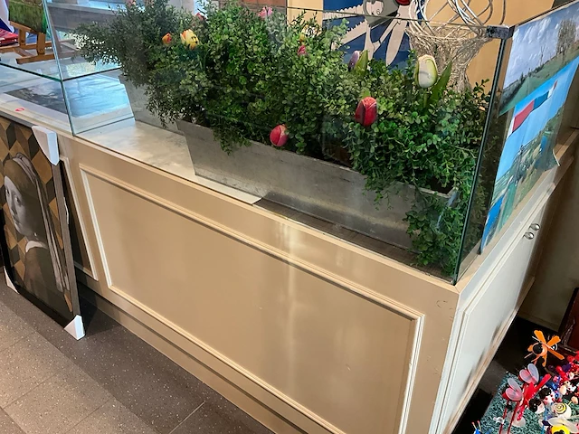 Winkel toonbank met glasopbouw - afbeelding 7 van  7