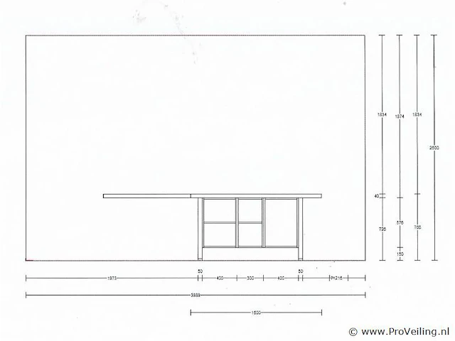 Winkelinrichting werkplek met kastruimte - afbeelding 8 van  9