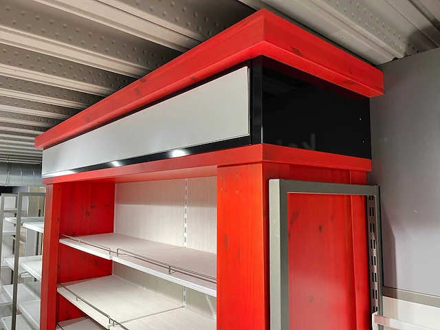 Winkelkast met houten legborden - afbeelding 6 van  7