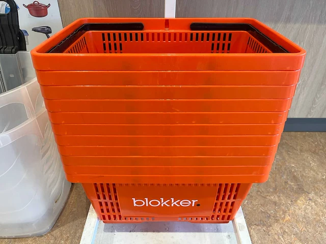 Winkelmand (11x) inclusief standaard en 2 easyshoppers - afbeelding 4 van  5