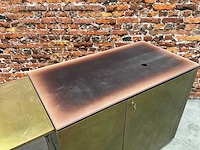 Winkelmeubel met messing bekleed - afbeelding 3 van  5