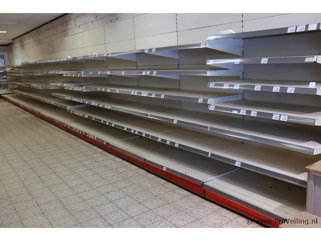 Winkelstelling - 14mtr (l) x 50-60cm (b) x 205cm (h) - afbeelding 1 van  5